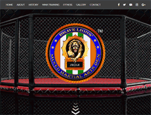 Tablet Screenshot of mixmartialarts.co.in
